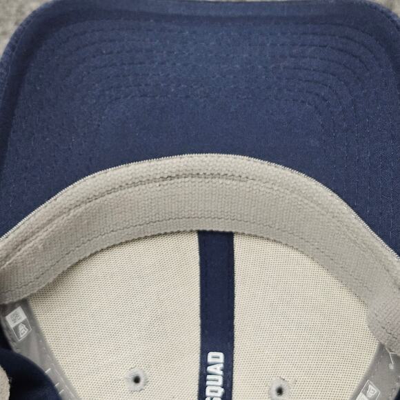 Los Angeles Rams New Era 39Thirty Hat Adjustable Blue Gray NFL On Field Team Cap - Picture 5 of 7